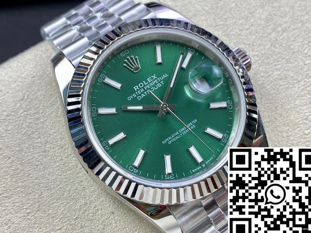 Factory Rolex EW Datejust Green Dial M126334-0028 0407